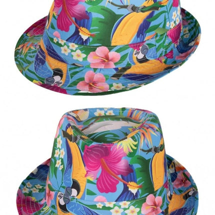 Feestbazaar Party Hoedje Club Tropicana Blauw