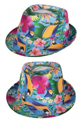 Feestbazaar Party Hoedje Club Tropicana Blauw