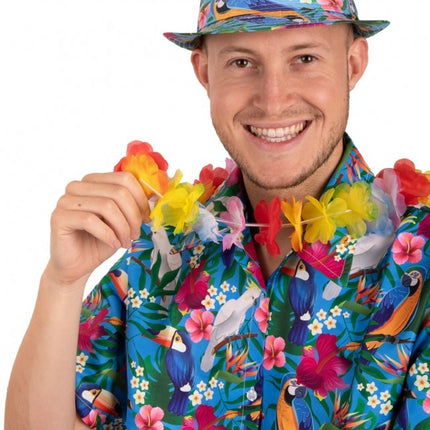 Feestbazaar Party Hoedje Club Tropicana Blauw