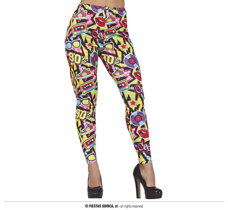 Feestbazaar Party Legging 90's Print