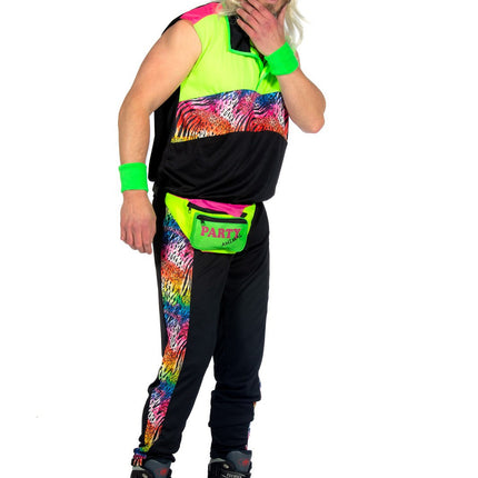 Feestbazaar Party Outfit 80's tijger Heren