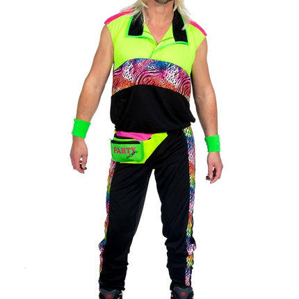 Feestbazaar Party Outfit 80's tijger Heren