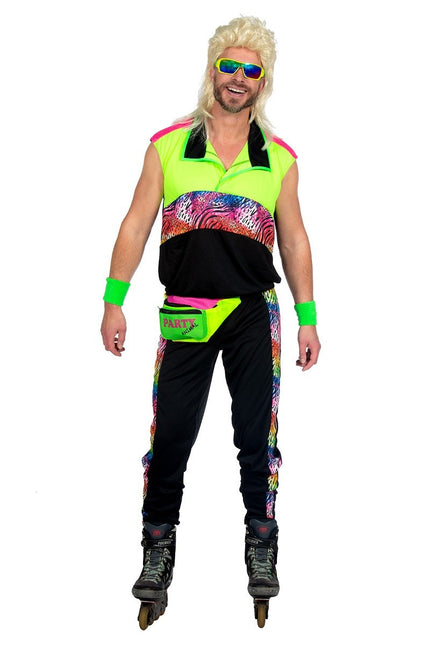 Feestbazaar Party Outfit 80's tijger Heren