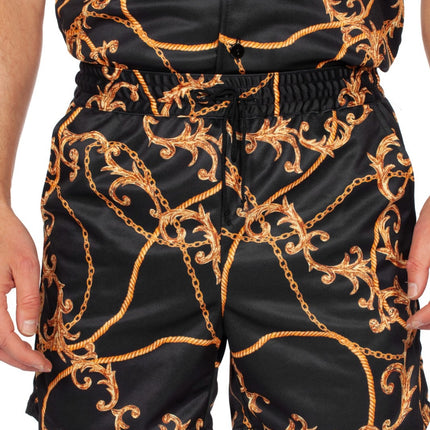 Feestbazaar Party outfit Festival Heren Zwart/Goud Stanley
