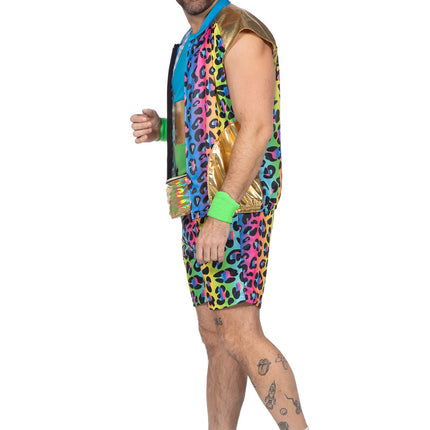 Feestbazaar Party Outfit Regenboog Panter Heren