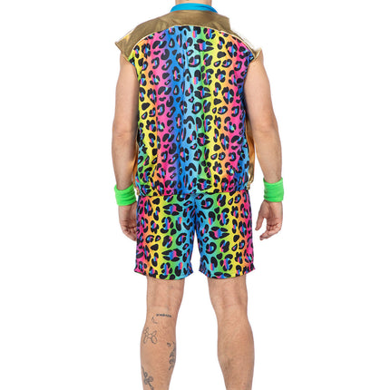 Feestbazaar Party Outfit Regenboog Panter Heren