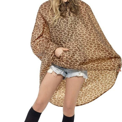 Feestbazaar Party Poncho festival Giraffe