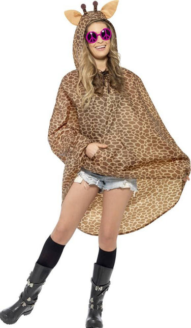 Feestbazaar Party Poncho festival Giraffe