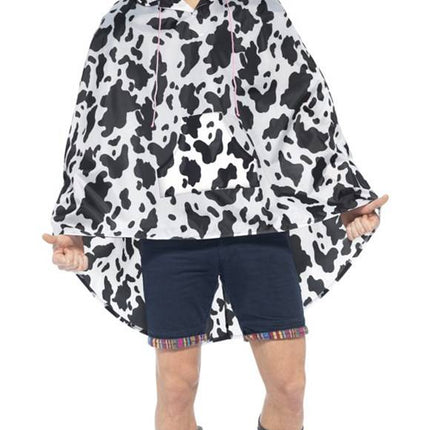 Feestbazaar Party Poncho festival koe