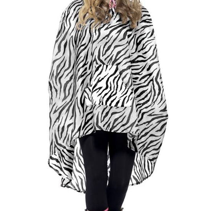 Feestbazaar Party Poncho festival zebra