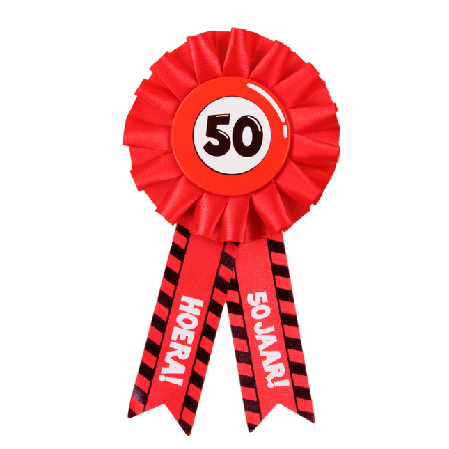 Feestbazaar Party Rozet 50 jaar