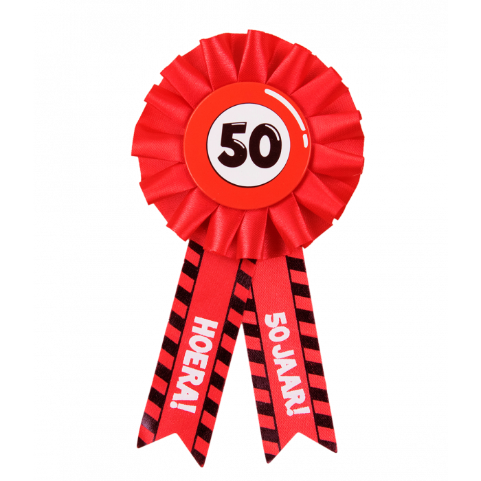 Feestbazaar Party Rozet 50 jaar