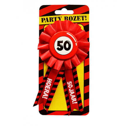 Feestbazaar Party Rozet 50 jaar