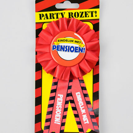 Feestbazaar Party Rozet Pensioen
