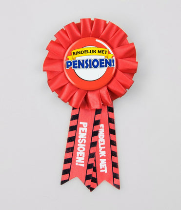 Feestbazaar Party Rozet Pensioen