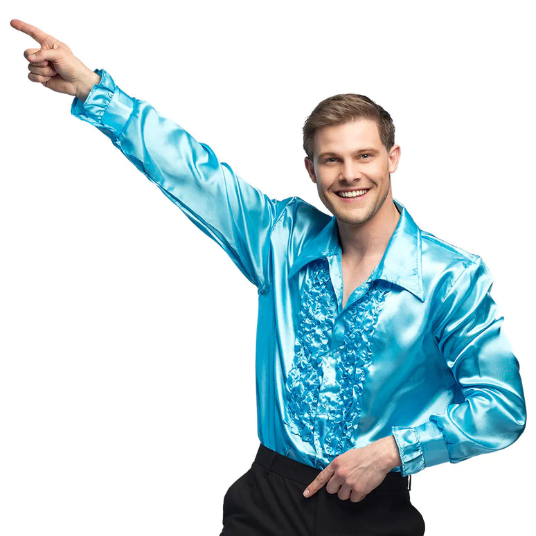 Feestbazaar Party shirt turquoise