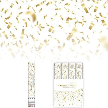 Feestbazaar Party shooter goud 30 cm