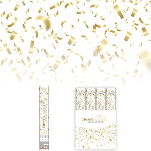 Feestbazaar Party shooter goud 30 cm