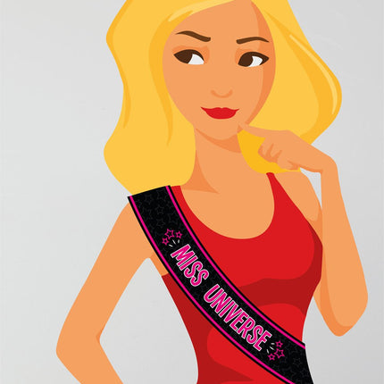 Feestbazaar Party Sjerp 'Miss Universe'