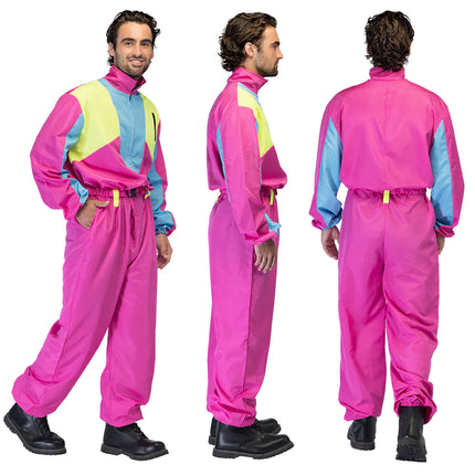 Feestbazaar Party Ski Pak Snow Glow Dude Pink