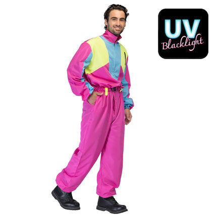 Feestbazaar Party Ski Pak Snow Glow Dude Pink