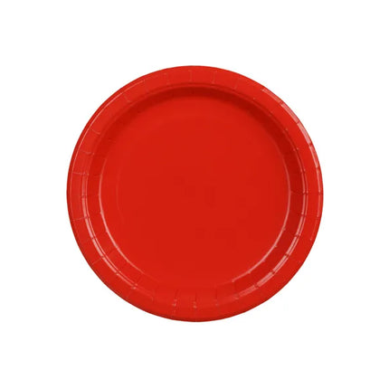 Feestbazaar Partybordjes Rood 18cm (6st)