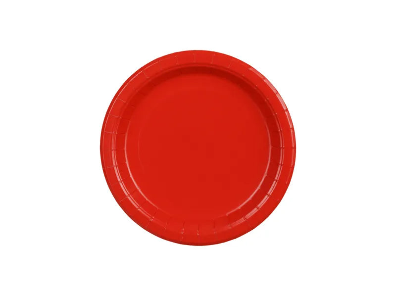 Feestbazaar Partybordjes Rood 18cm (6st)