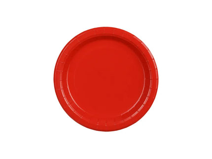 Feestbazaar Partybordjes Rood 18cm (6st)
