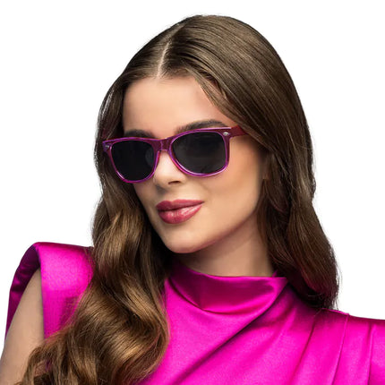 Feestbazaar Partybril Metallic Roze
