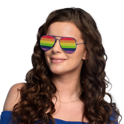 Feestbazaar Partybril Rainbow Rock