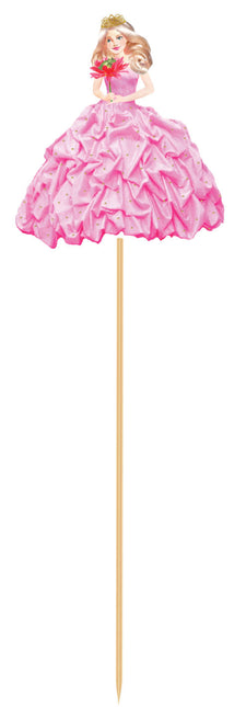 Feestbazaar Partyprikkers Prinses 20cm 8 stuks