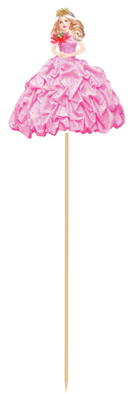 Feestbazaar Partyprikkers Prinses 20cm 8 stuks