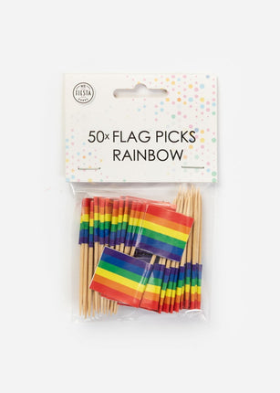 Feestbazaar Partyprikkers Regenboog (50st)