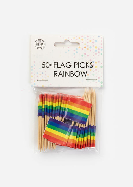 Feestbazaar Partyprikkers Regenboog (50st)