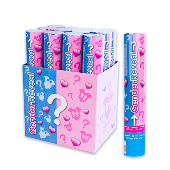 Feestbazaar Partyshooter Gender Reveal Girl (Roze)