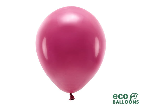 Feestbazaar Pastel Ballonnen Dieprood Premium Organic (10st)