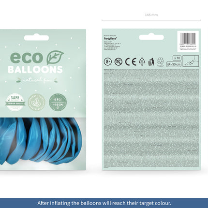 Feestbazaar Pastel Ballonnen Lichtblauw Premium Organic (100st)