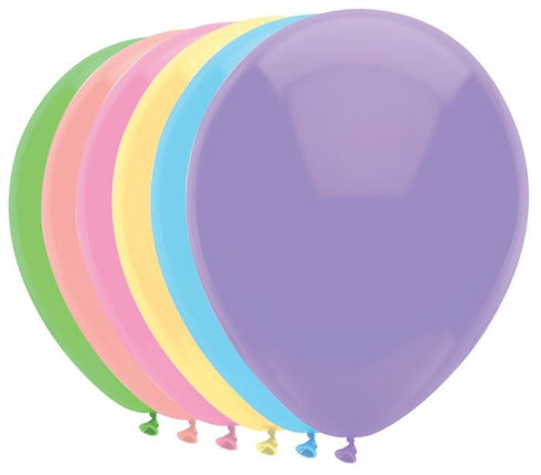 Feestbazaar Pastel Ballonnen mix kleuren 30cm 100st