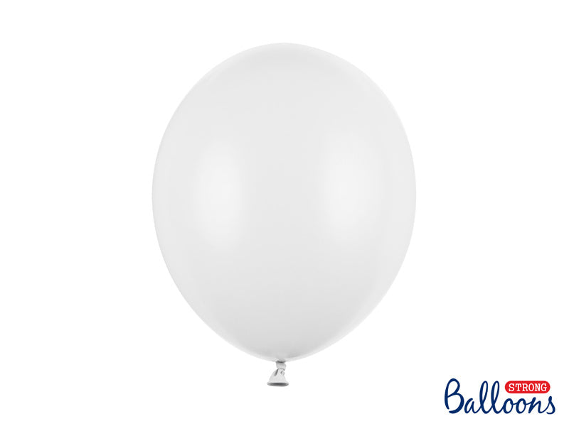 Feestbazaar Pastel Ballonnen Puur Wit (50st)