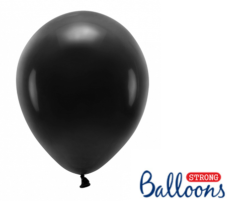 Feestbazaar Pastel Ballonnen Zwart - 10 Stuks