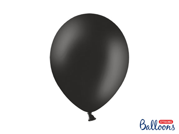 Feestbazaar Pastel Ballonnen Zwart (50st)