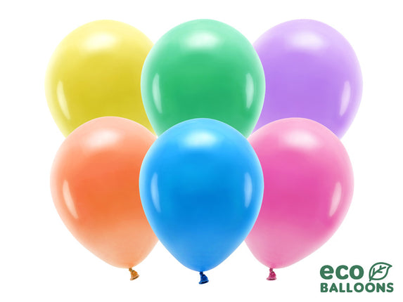 Feestbazaar Pastel Kleuren Mix Ballonnen Premium Organic (100st)