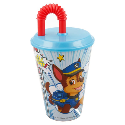 Feestbazaar Paw Patrol Drinkbeker met rietje