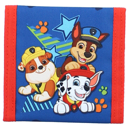 Feestbazaar Paw Patrol Portemonnee Chase/Marshall/Rubble Blauw
