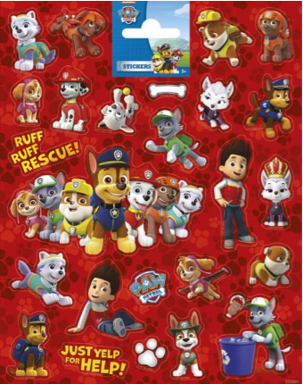 Feestbazaar Paw Patrol Stickervel