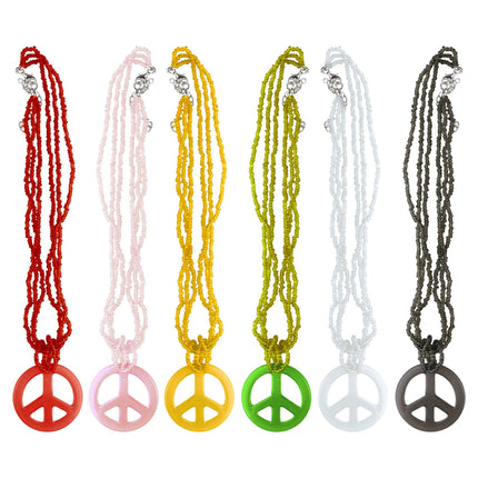 Feestbazaar Peace Ketting Kraaltjes