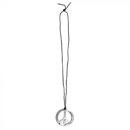 Feestbazaar Peace ketting + oorbellen