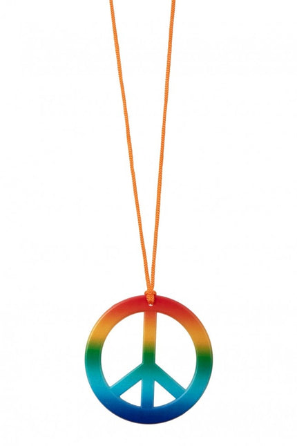 Feestbazaar Peace Ketting Regenboog