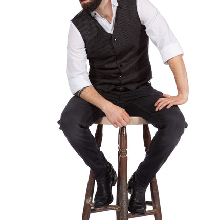 Feestbazaar Peaky Blinders Gilet en Pet Roaring 20's