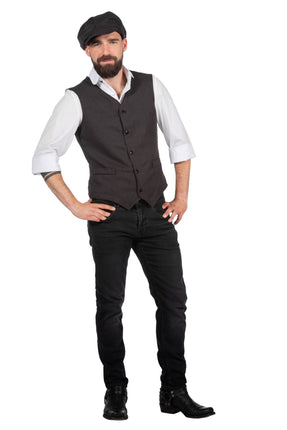 Feestbazaar Peaky Blinders Gilet en Pet Roaring 20's